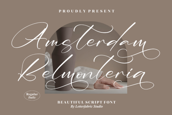 Amsterdam Belmonteria: A Delicate Script Font for Thoughtful Branding