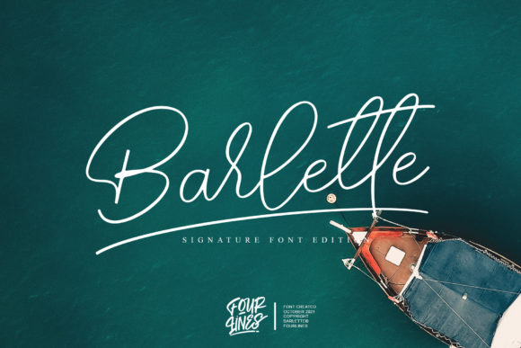 Barlette: A Dazzling Script Font
