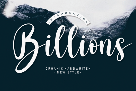 Billions Font: Elegant Script for Digital Marketing