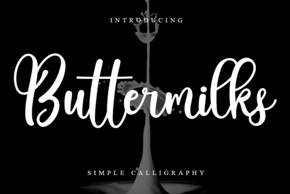 Buttermilks: A Font for Elegant Branding