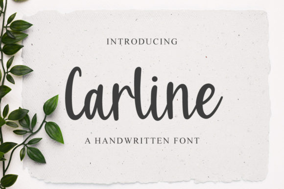 Carline: A Delicate Handwritten Font