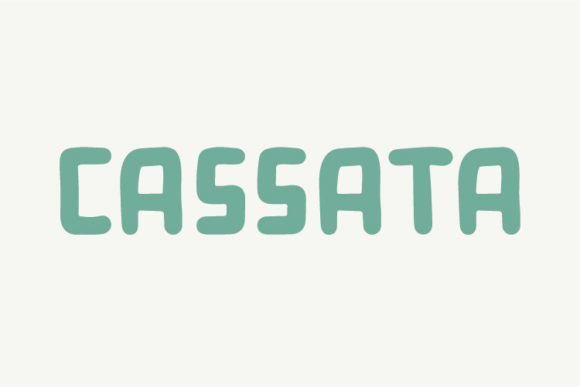 Cassata: A Handwritten Font for Elegant Design