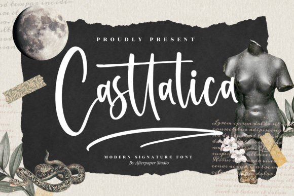 Casttalica: A Graceful Script Font