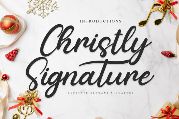 Christly Signature: A Delicate Script Font for Handmade Charm