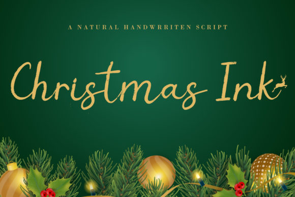 Christmas Ink: A Wintery Script Font That Makes Campaigns Feel Instantly Festive