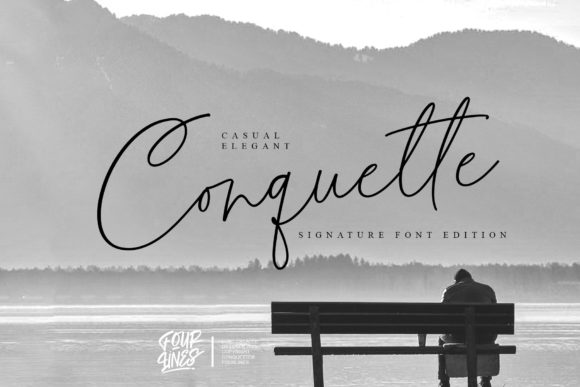 Conquette: A Luxurious Font for Creative Campaigns
