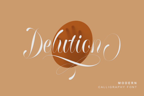 Delution: A Modern Script Font for Digital Branding