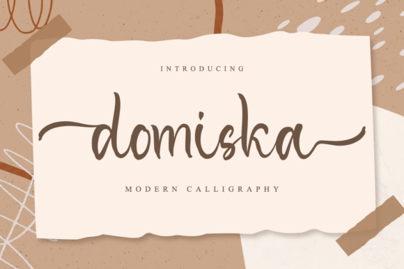 Domiska: A Script Font for Real-World Design