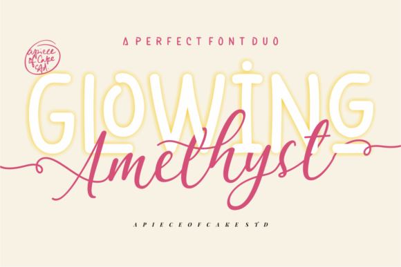 Glowing Amethyst Font for Web Design