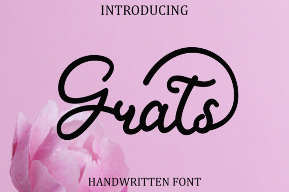 Grats: A Handwritten Font for Web Design