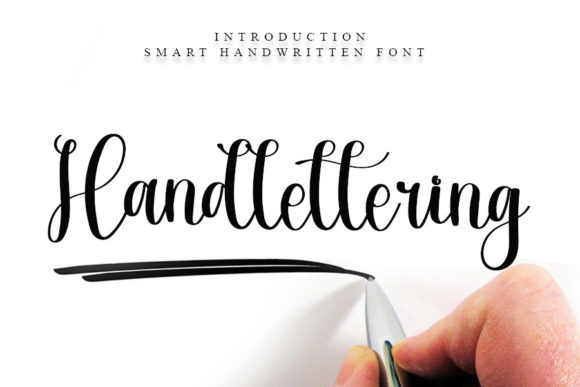Handlettering Font for Web Design
