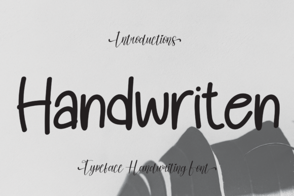 Handwriten: A Handwritten Font for Creative Marketing
