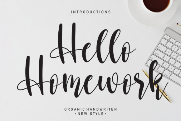 Hello Homework: A Handwritten Font That Feels Like Home