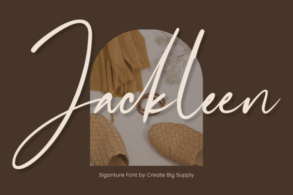 Jackleen Signature: A Magical Script Font for Handmade Creators
