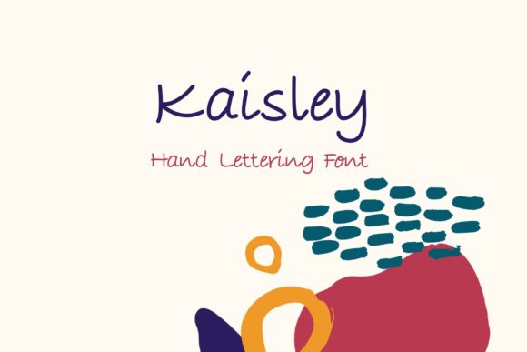 Kaisley: A Handwritten Font for Editorial Charm