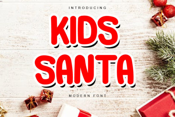 Kids Santa Font for Creative Projects