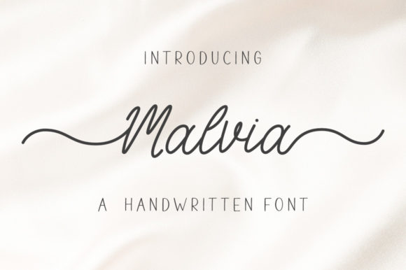 Malvia: A Vintage Script Font