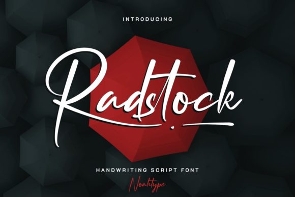 Radstock: A Handwritten Font for Creative Makers
