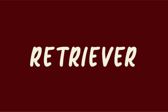 Retriever: A Playful Handwritten Typeface for Real Branding