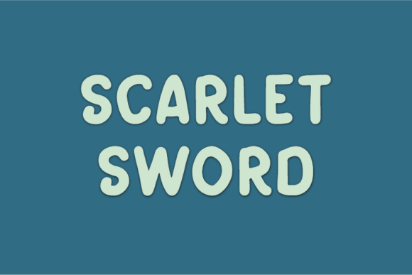 Scarlet Sword: A Bold Font for Web Design