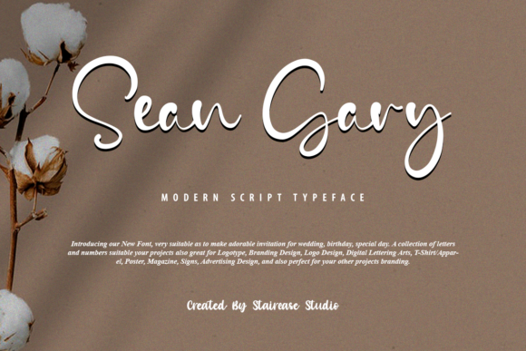 Sean Gary: A Stylish Font for Campaigns