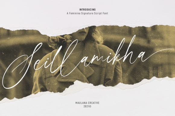 Seillamikha Font: Elegant Script for Editorial Design