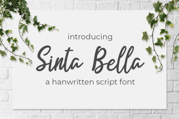 Sinta Bella: A Stylish Script Font