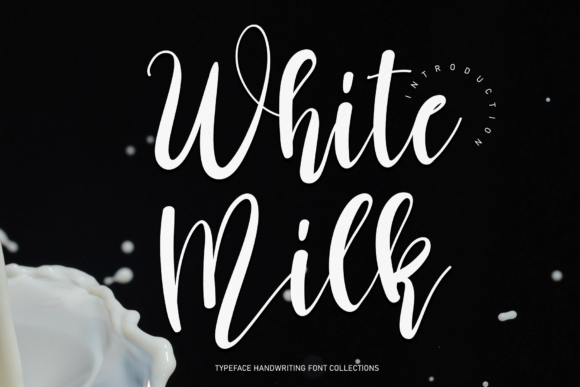 White Milk: A Refined Script Font for Elegant Digital Branding