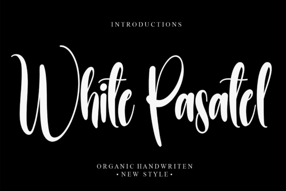 White Pasatel: A Luxury Script Font for Digital Branding